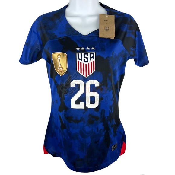 ⚽️ New 2022/23 USA USWNT Women's AWAY Soccer Jersey Pickett #26 🇺🇸 - Picture 2 of 10